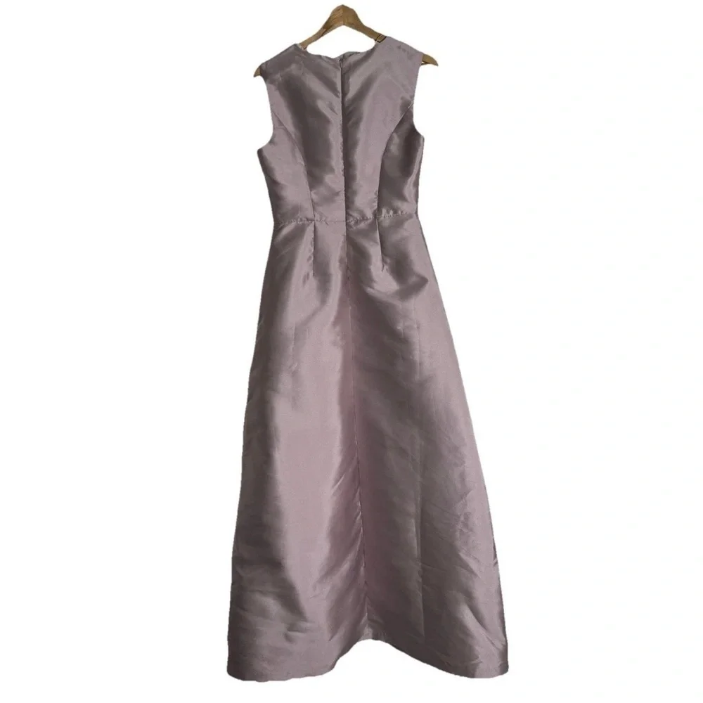 NEW, Kay Unger Aurelia Floral Sleeveless V-Neck Taffeta Gown Size 4 w/ Pockets - Picture 11 of 13